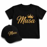 Custom Kids Name T-Shirt & Cap Bundle