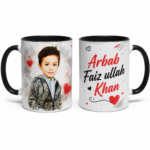 Customized Floral Name Mug - Image 3