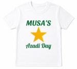 Customized Kids Azadi Day T-Shirt - Image 3