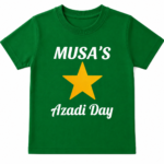 Customized Kids Azadi Day T-Shirt